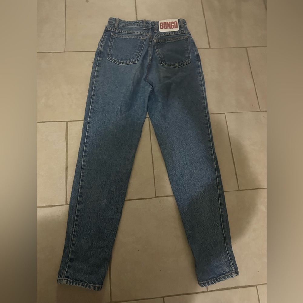 Vintage Bongo jeans high waisted tapered blue jeans size 1